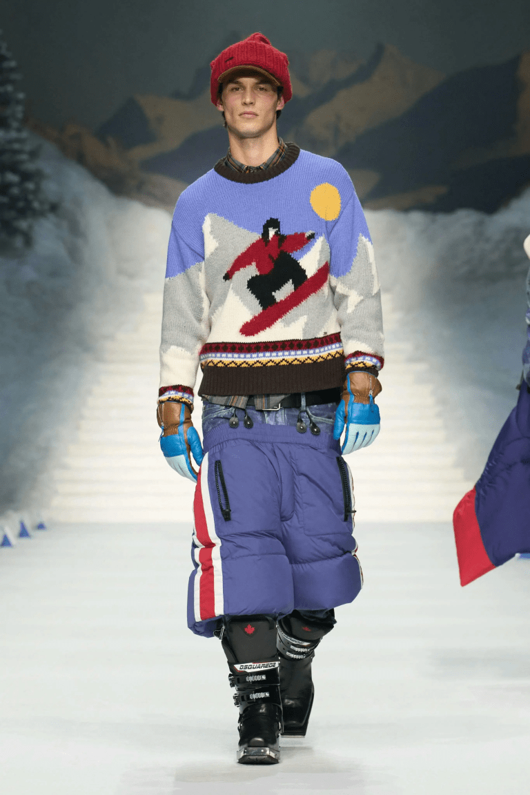 Dsquared2 Fall/Winter 2026 Tests the Limits of Ski Style