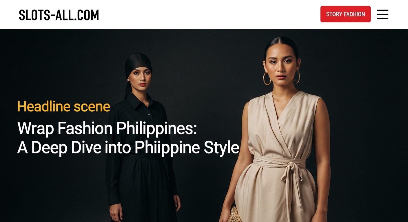 Collage of wrap fashion styles in the Philippines across urban and street settings.