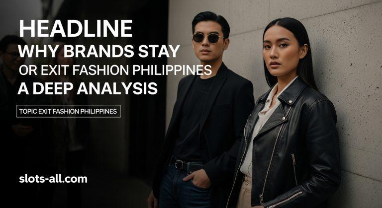 Philippines fashion retail editorial illustration