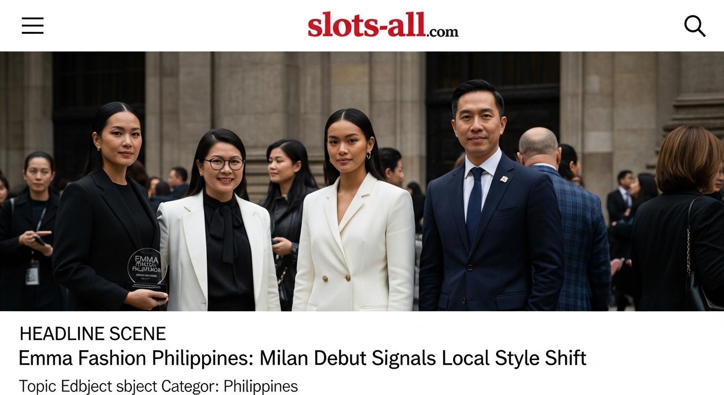 Emma Tiglao walking Milan Fashion Week in a contemporary Filipino-inspired design