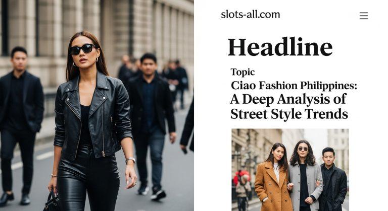 Filipino street fashion in Manila blending Italian-inspired silhouettes with local textiles.