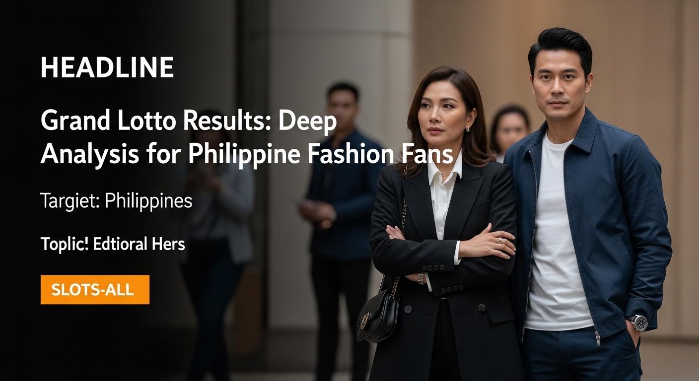 Editorial fashion collage featuring bold outfits, lottery-themed accents, and lucky color tones in a Philippine urban sc