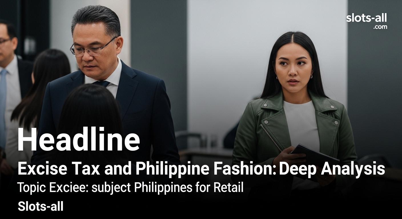 Philippine fashion retail scene amid excise tax discussions.