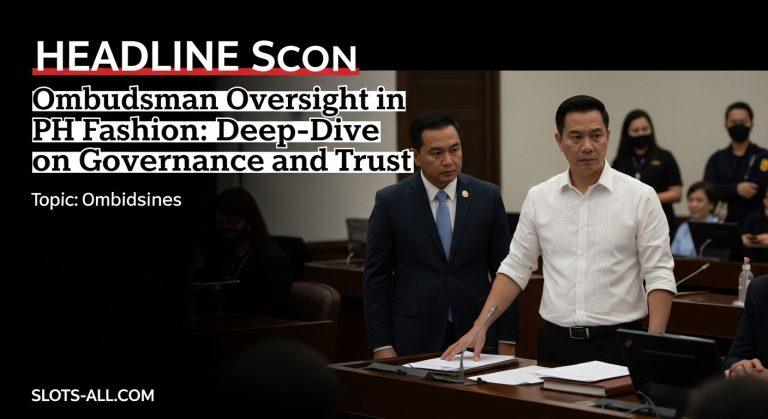 Fashion and governance concept image for Philippines, ombudsman oversight