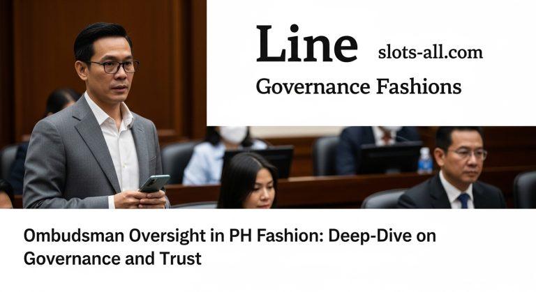 Fashion and governance concept image for Philippines, ombudsman oversight