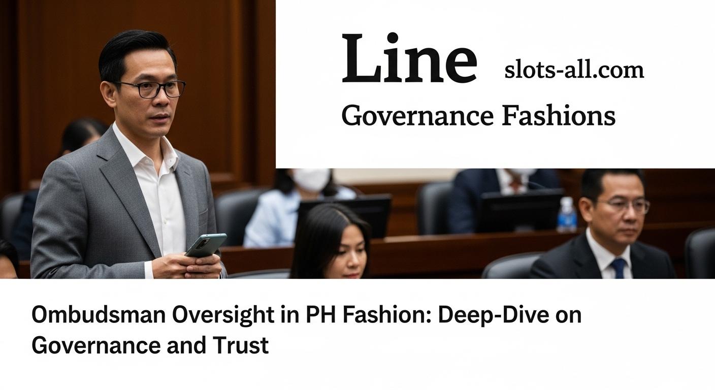 Fashion and governance concept image for Philippines, ombudsman oversight