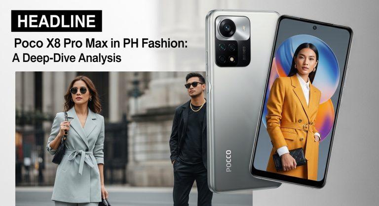 Poco X8 Pro Max design-forward smartphone with fashion styling